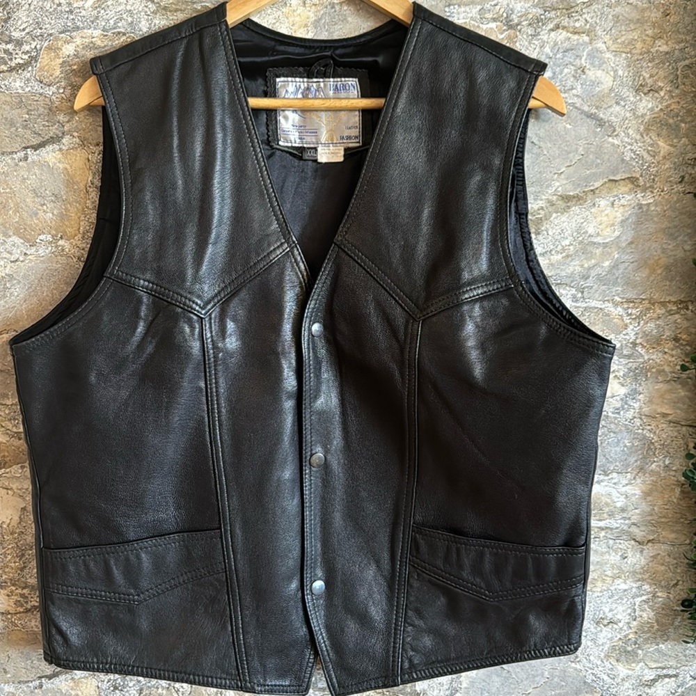 Baron Leather Vest